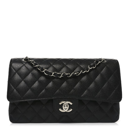 Chanel Caviar Quilted Medium Double Flap Black 1 of 10