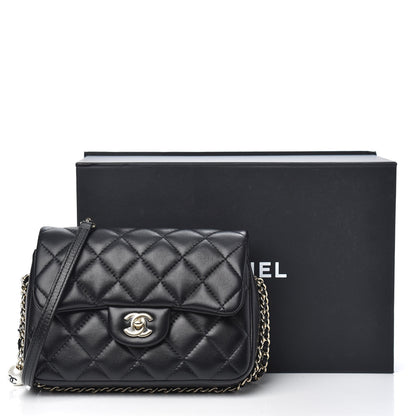 Chanel Lambskin Quilted Small My Precious Flap Black 11 of 11
