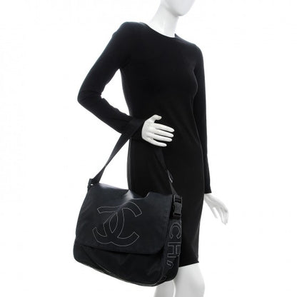 Chanel Vinyl Sport CC Messenger Black 2 of 18