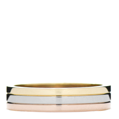 Cartier 18K Pink Yellow White Gold 4.8 mm Vendome Louis Cartier Wedding Band 56 7.75 3 of 5