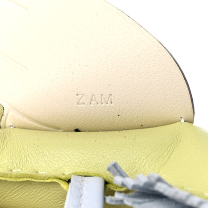 Hermes Milo Lambskin Grigri Rodeo Pegase Horse Bag Charm MM Jaune Bourgeon Bleu Brume Nata 3 of 5