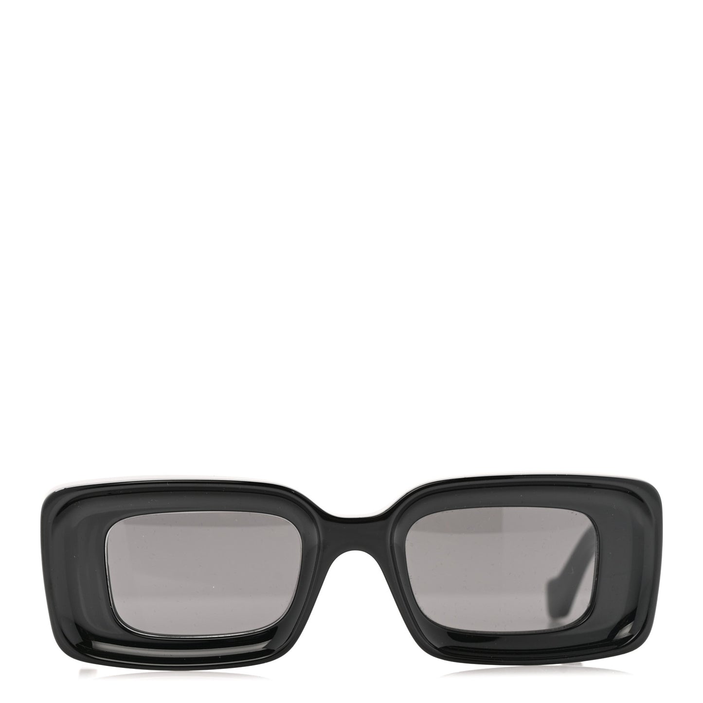 Acetate Rectangular Sunglasses LW40101I Black