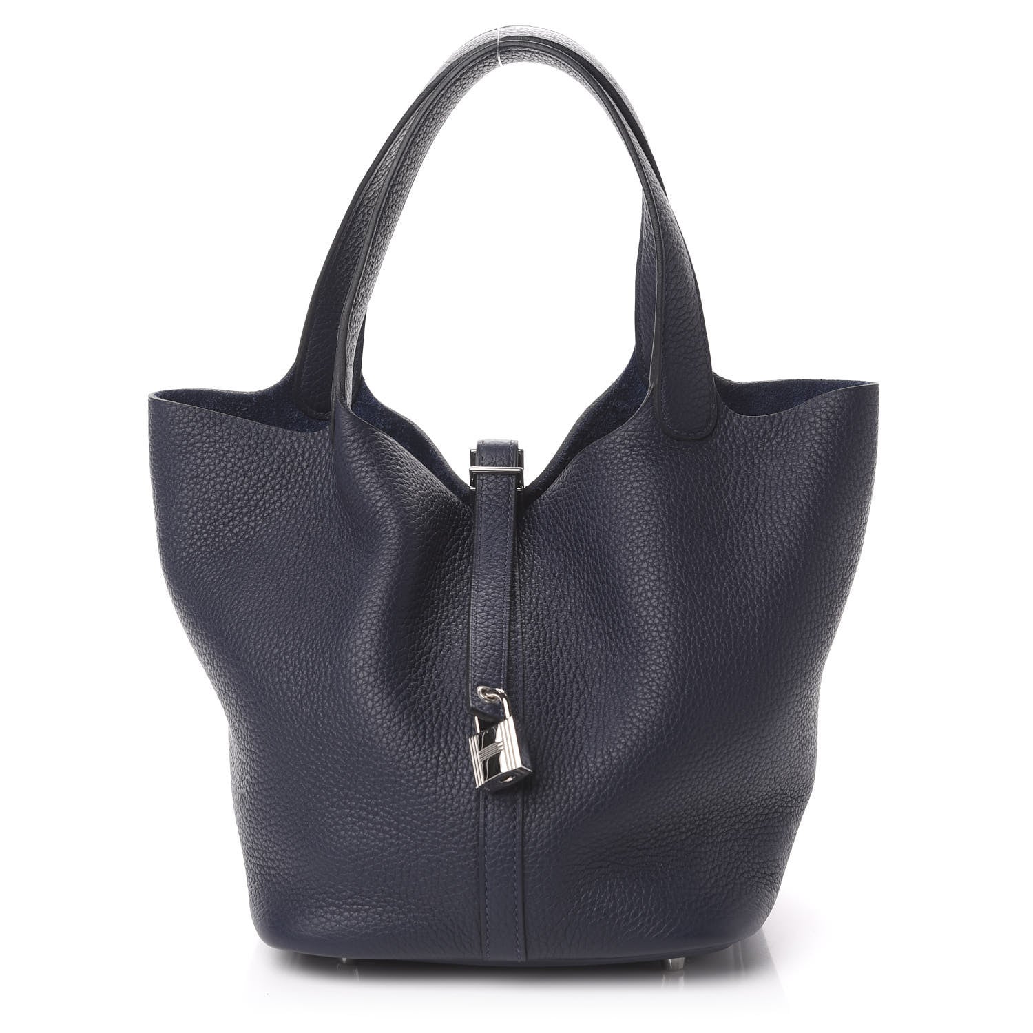 Hermes Taurillon Clemence Picotin Lock 22 MM Bleu Nuit 1 of 11