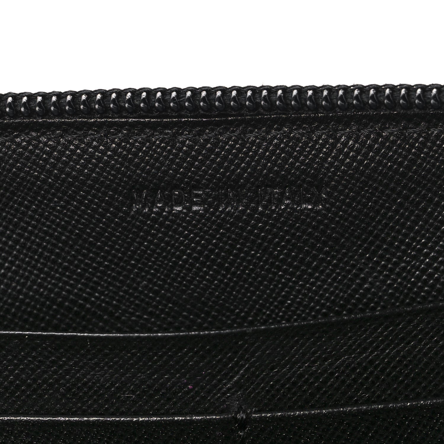 Prada Tessuto Nylon Zip Around Wallet Black 7 of 12