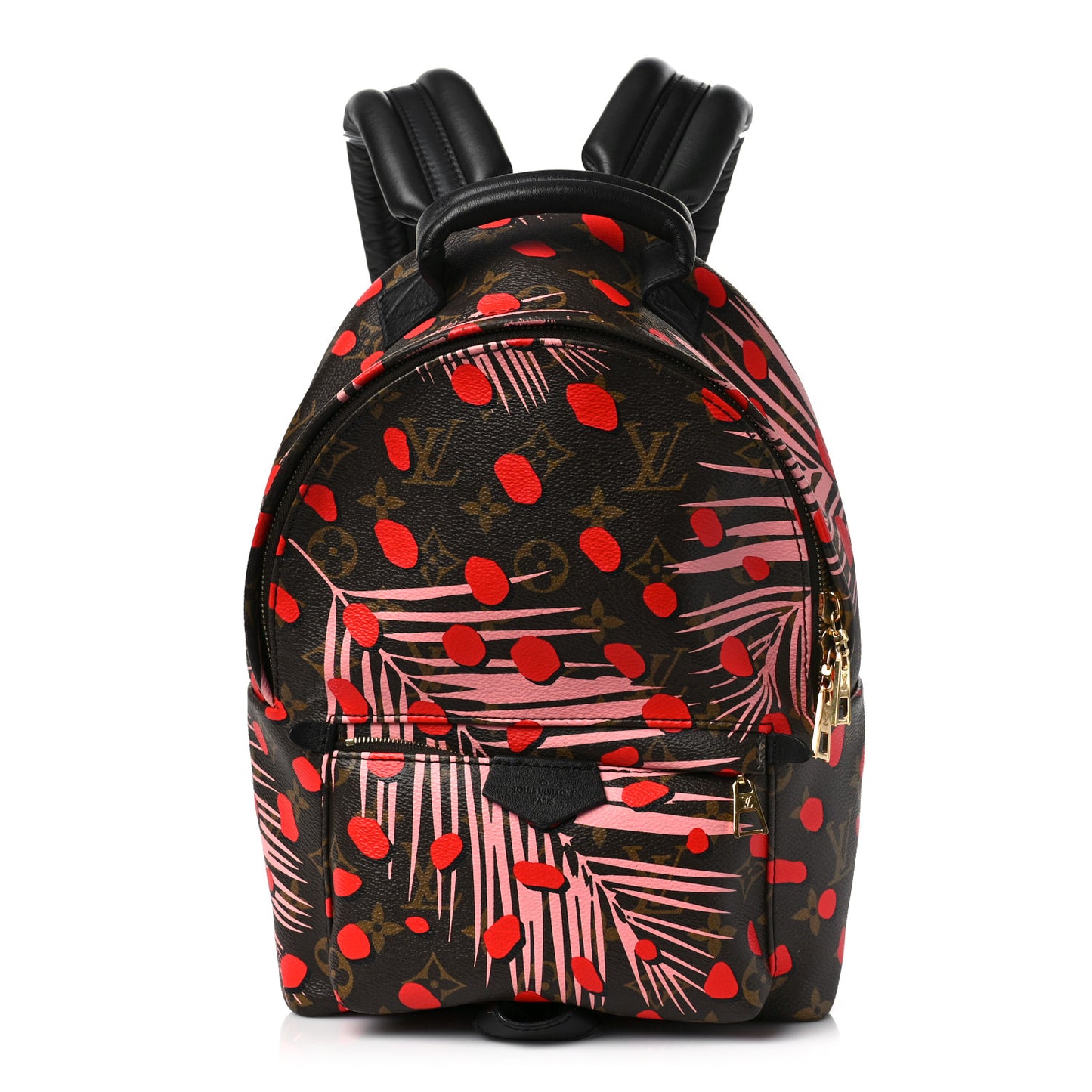 Monogram Jungle Dots Palm Springs Backpack PM Sugar Pink Poppy