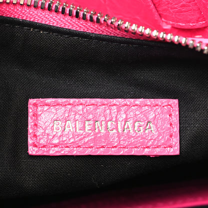 Balenciaga Agneau Arena Le Cagole Shoulder Bag XS Fluo Pink 7 of 11