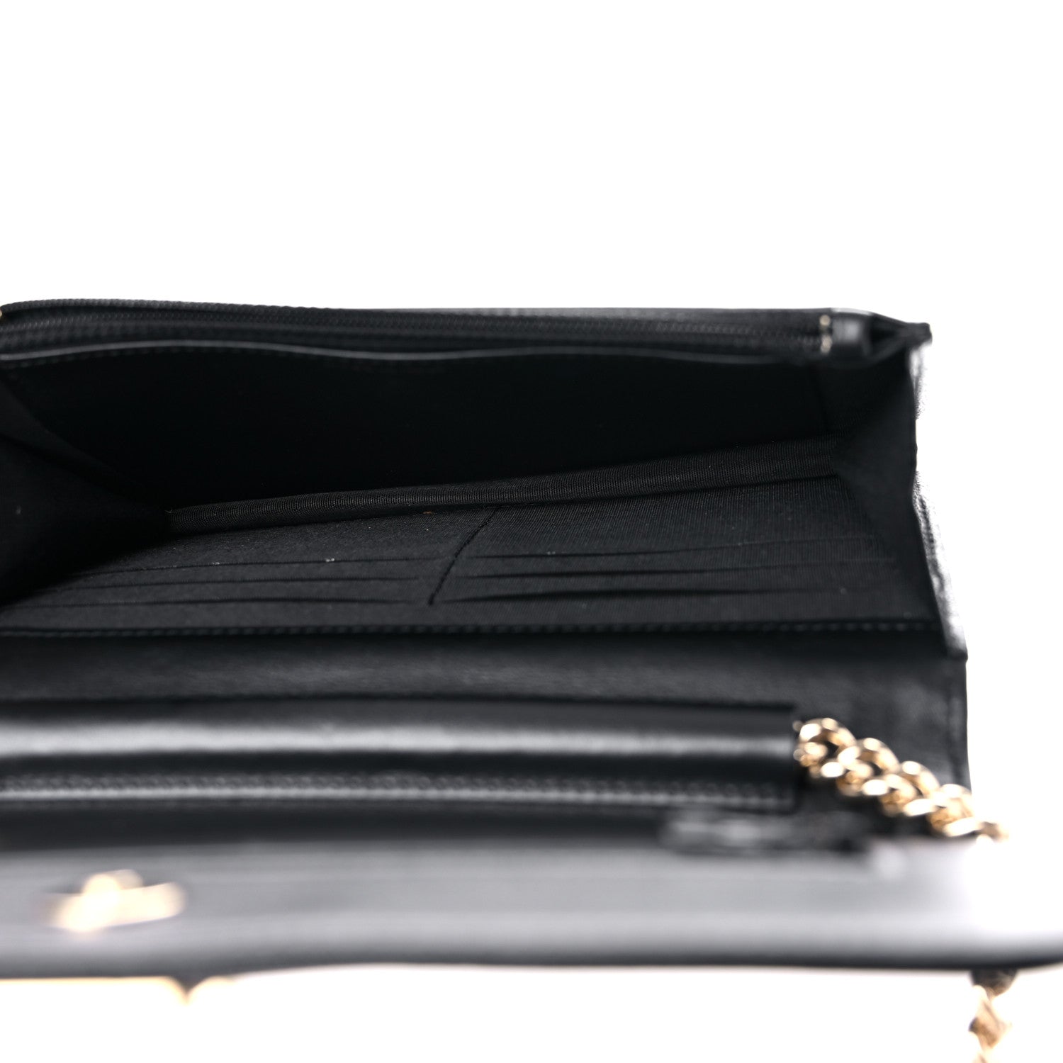 Chanel Caviar Quilted Boy Wallet On Chain WOC Black 5 of 17