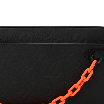 Louis Vuitton Taurillon Monogram Uniformes Solar Ray Soft Pochette Volga Belt Bag Black 7 of 10