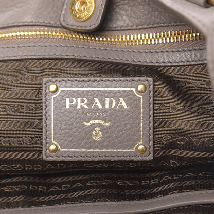 Prada Cervo Deerskin Side Zip Tote Argilla 5 of 8
