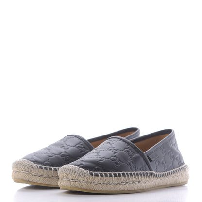 Gucci Guccissima Signature Espadrilles 37 Black 3 of 13