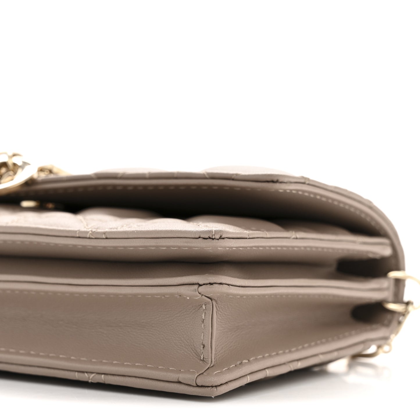 Lambskin Cannage Mini My Dior Bag Powder Beige