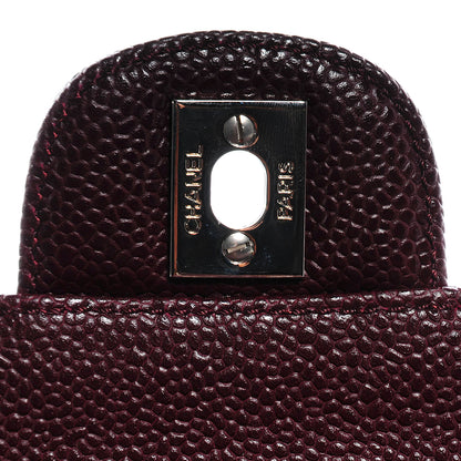 Chanel Caviar East West Flap Bordeaux 7 of 9