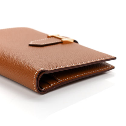 Hermes Epsom Bearn Compact Wallet Gold 7 of 10