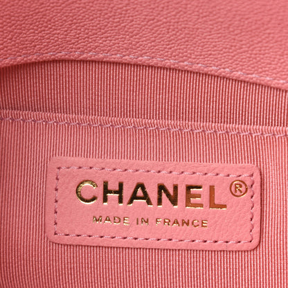 Chanel Caviar Quilted Small Boy Flap Pink 6 of 11