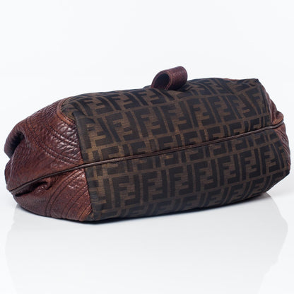 Fendi Zucca Nappa Nuvolata Vitello Tortuga Spy Tobacco Moro 5 of 11