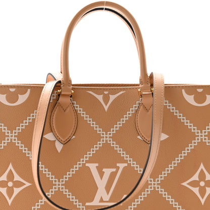 Louis Vuitton Empreinte Monogram Giant Broderies Onthego MM Arizona 7 of 10