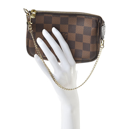 Louis Vuitton Damier Ebene Mini Pochette Accessories 2 of 8