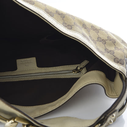 Gucci Monogram Medium Wave Hobo Dark Brown 4 of 10