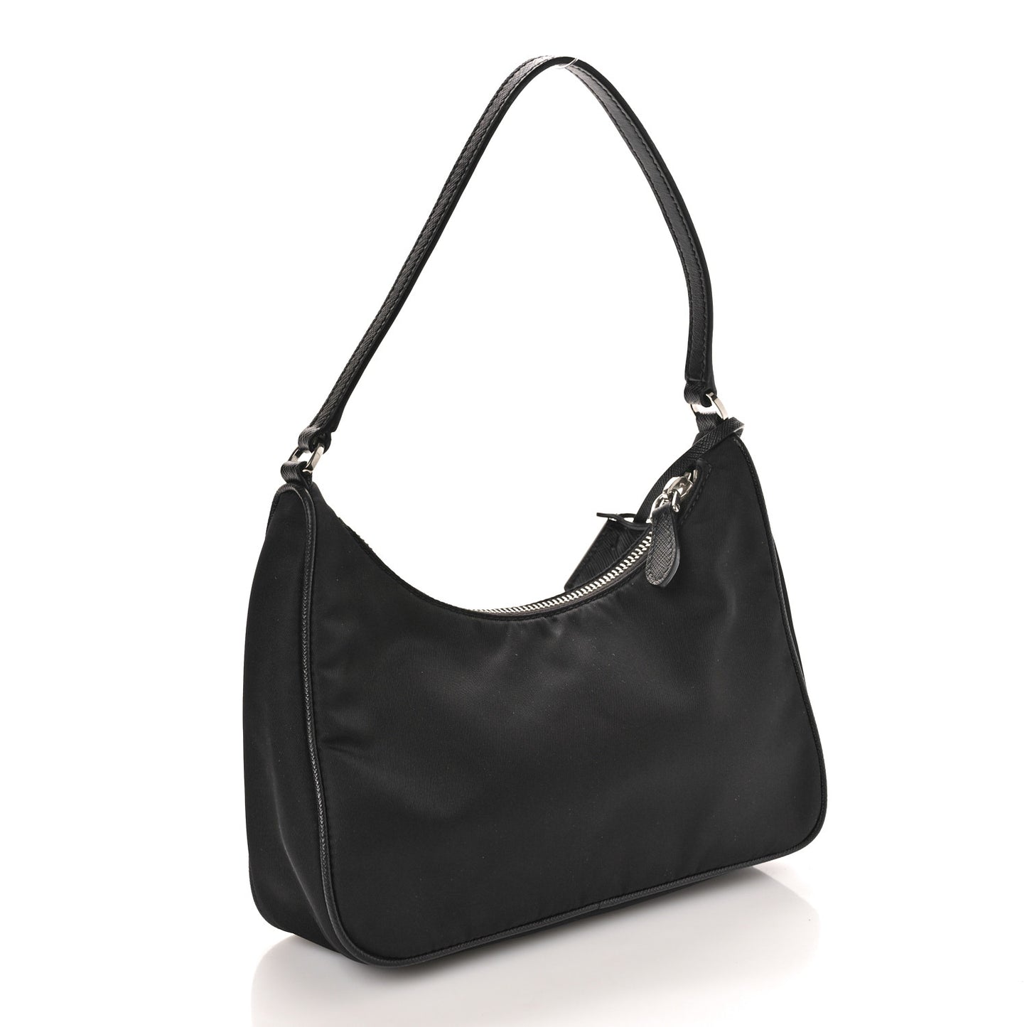 Tessuto Nylon Saffiano Mini Re-Edition 2005 Bag Black