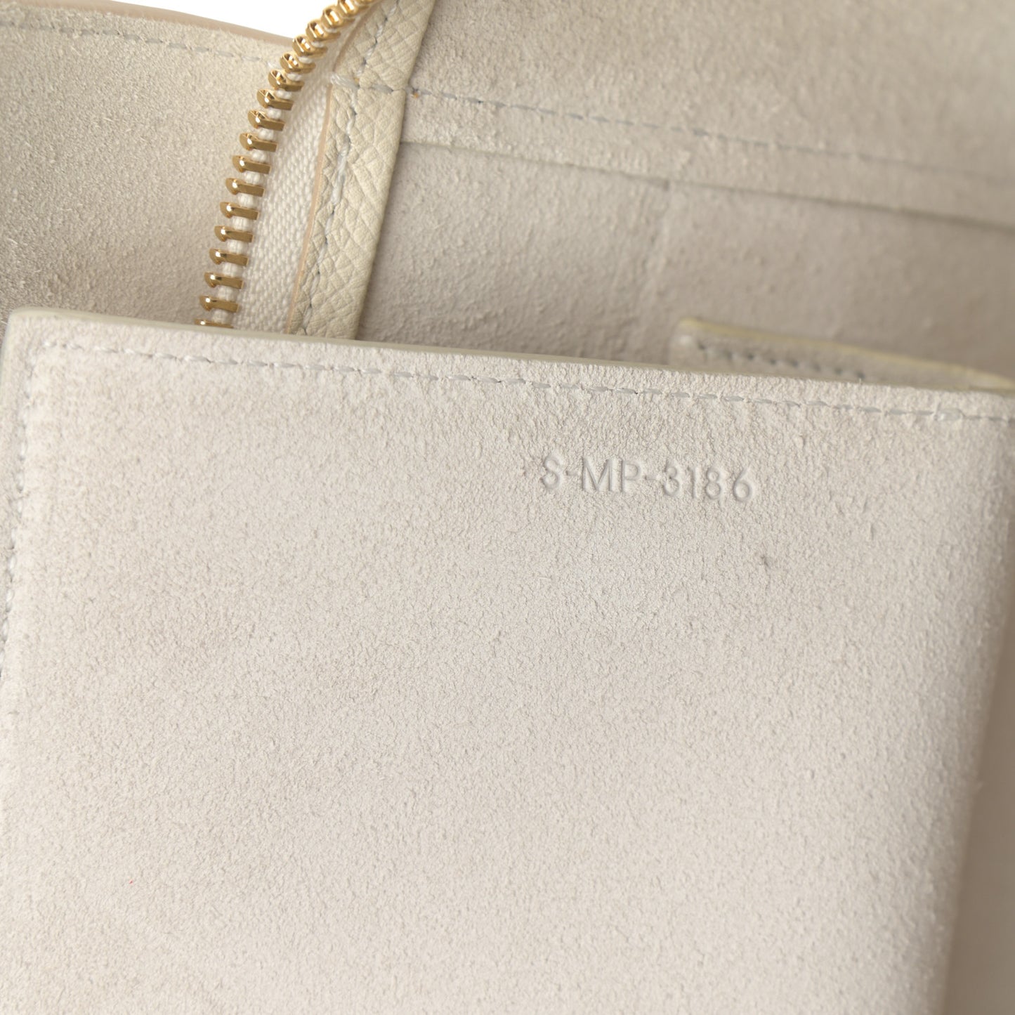 Grained Calfskin Mini Belt Bag White