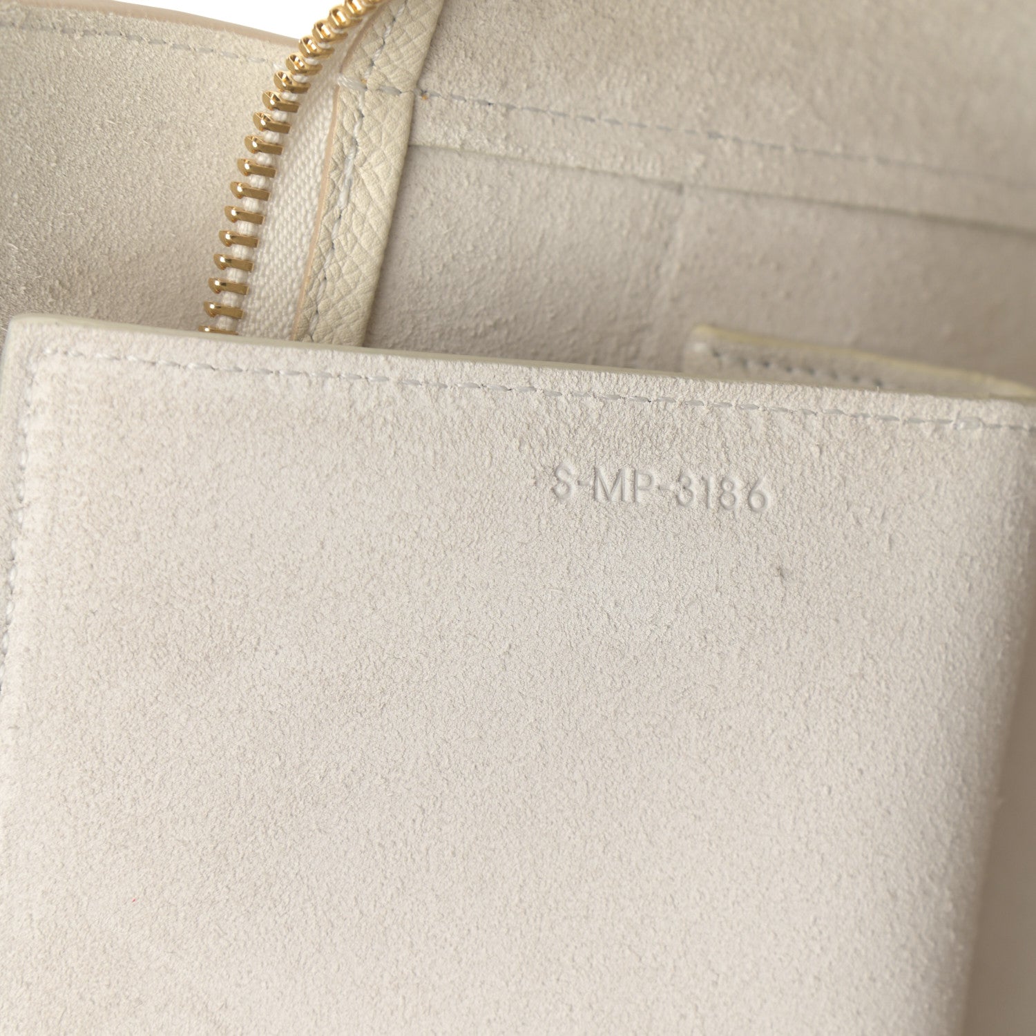 Celine Grained Calfskin Mini Belt Bag White 7 of 11