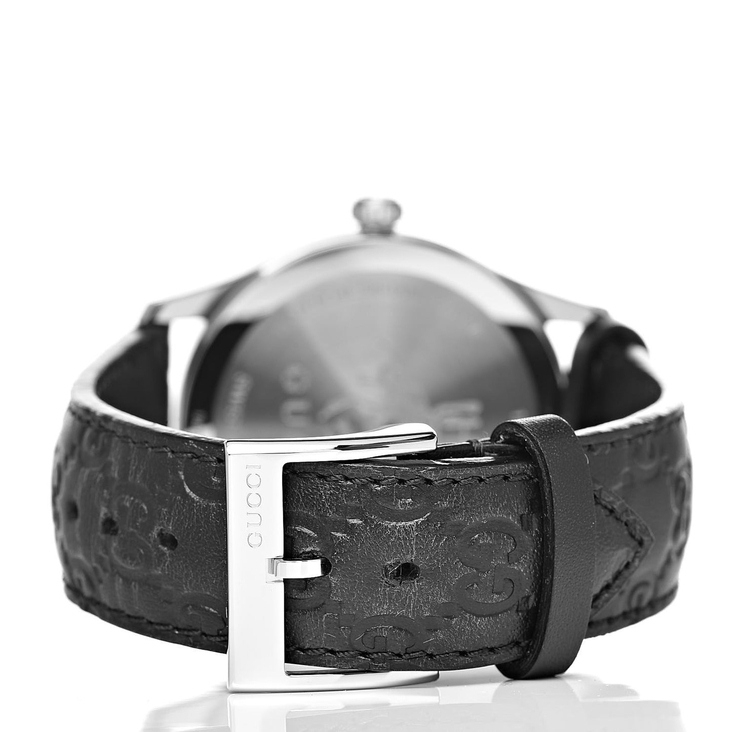 Stainless Steel Calfskin 38mm G-Timeless Quartz Watch Black