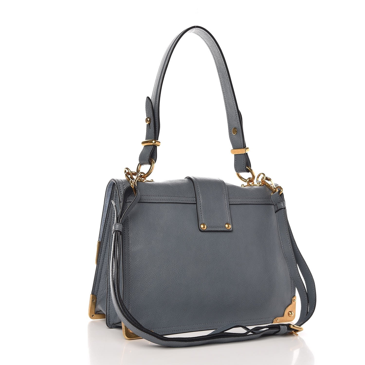 Prada Glace Calf Medium Soft Cahier Bag Marine Astrale 3 of 8