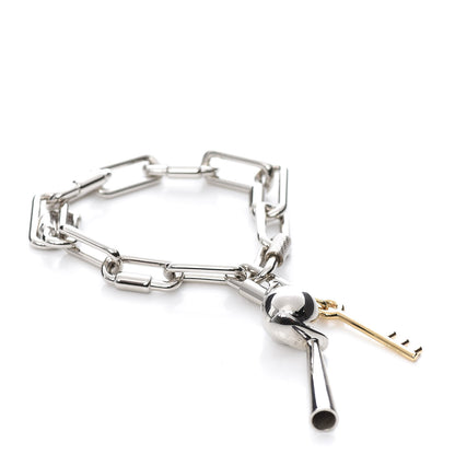 Hermes Palladium Permabrass Curiosite Charm Bracelet 1 of 5