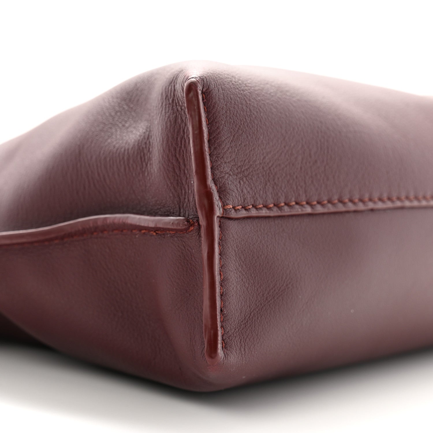 Loewe Calfskin Mini Flamenco Knot Clutch Prune 8 of 11