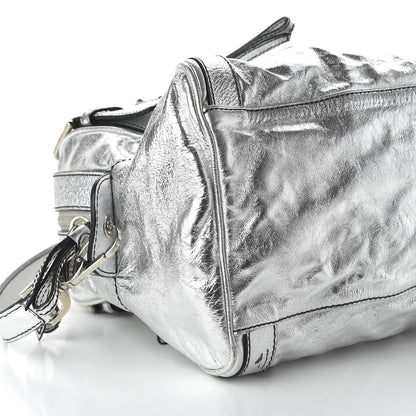Dolce & Gabbana Metallic Calfskin Miss Easy Way Boston Bag Argento 7 of 12