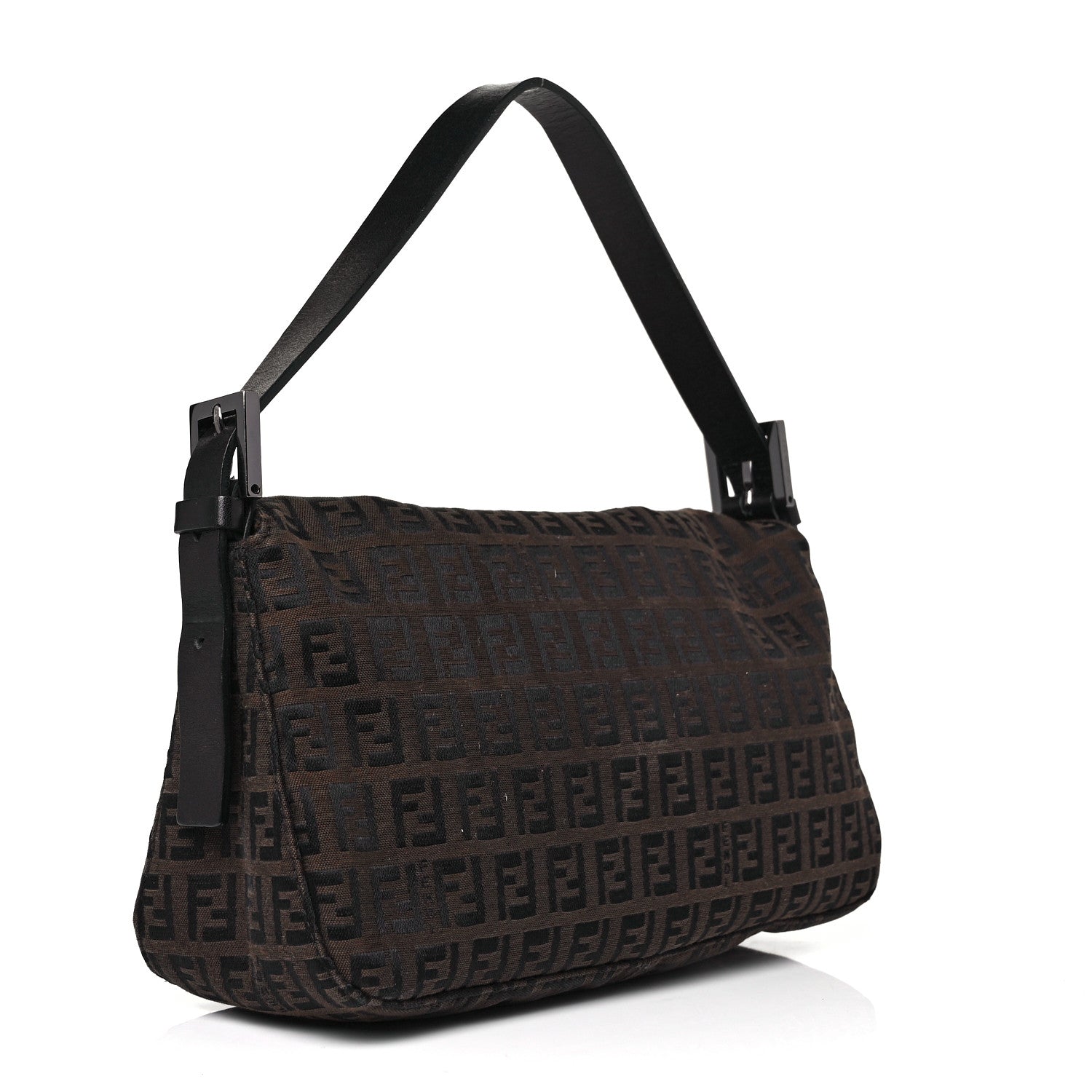 Fendi Zucchino Baguette Brown 2 of 10