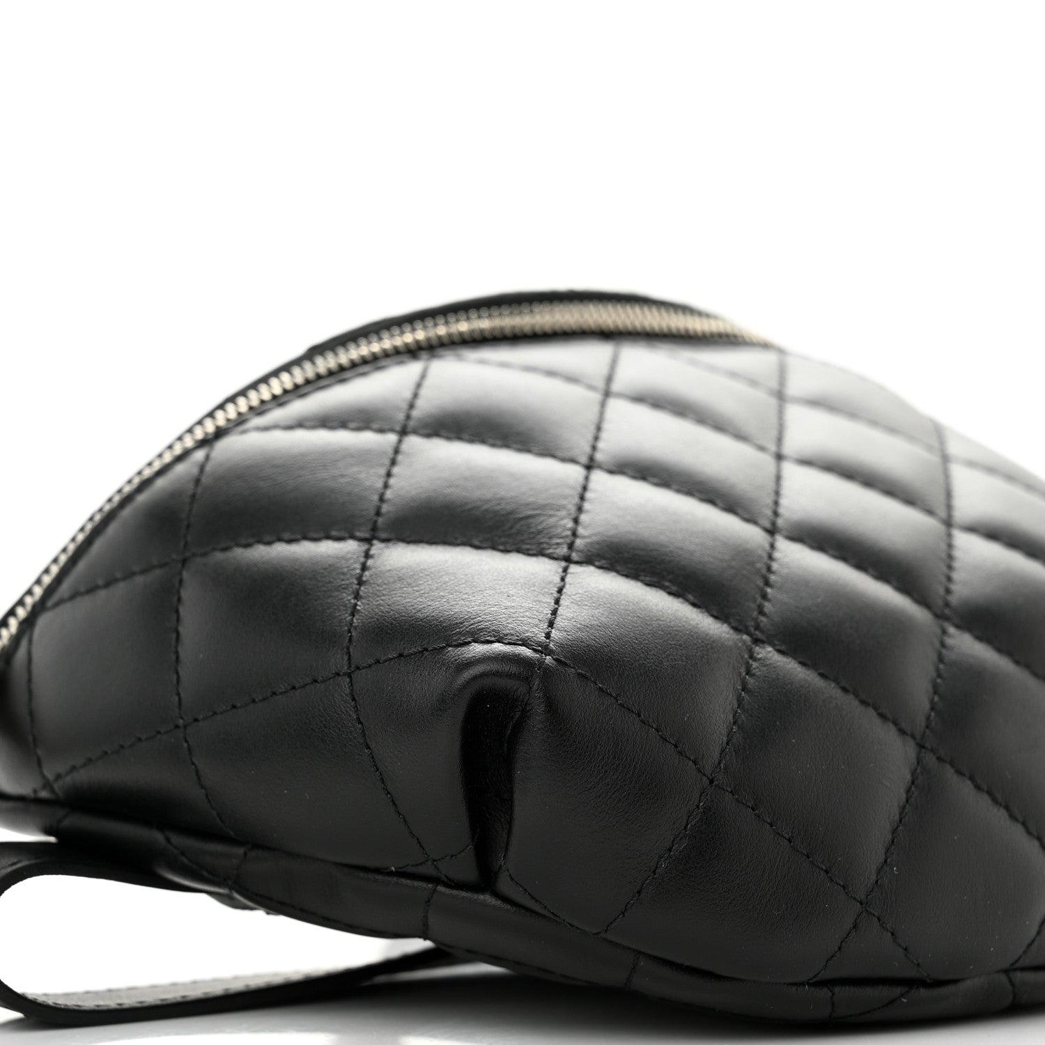 Chanel Calfskin Quilted Waist Belt Bag Black 10 of 11