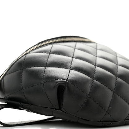 Chanel Calfskin Quilted Waist Belt Bag Black 10 of 11