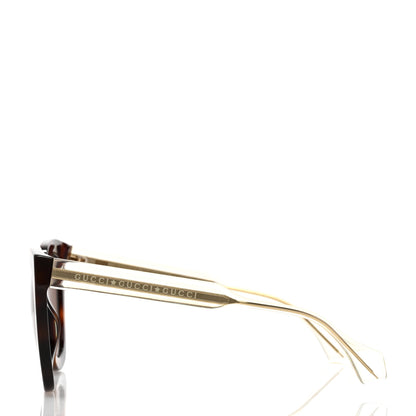 Gucci Acetate Crystal Square Sunglasses GG0564S Tortoise 3 of 8