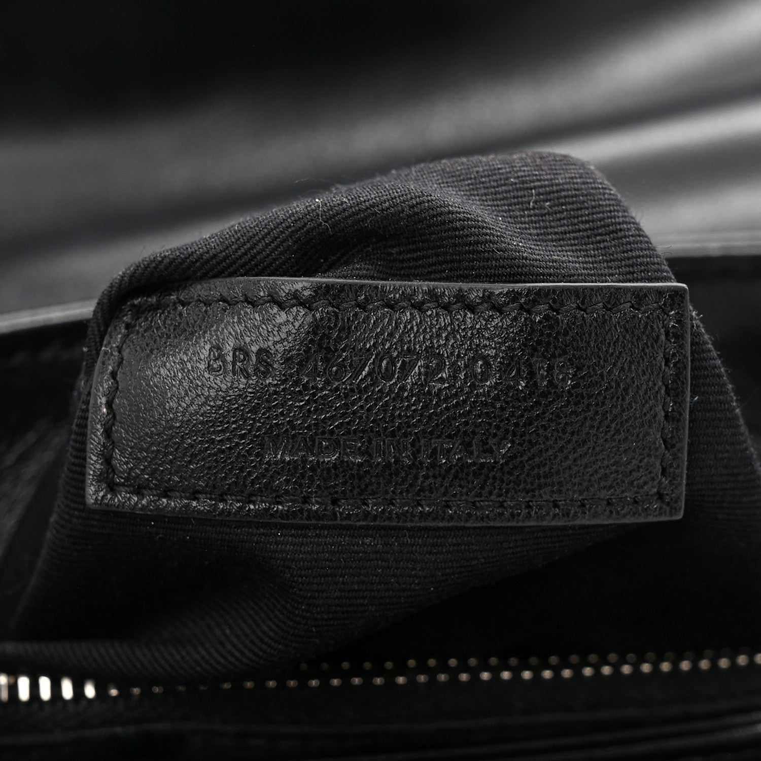 Saint Laurent Calfskin Y Quilted Monogram Toy Loulou Crossbody Bag Black 7 of 13