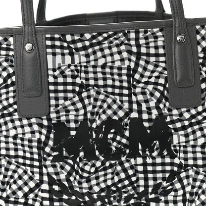 MCM Visetos Medium Liz Reversible Shopper Tote Black 10 of 14