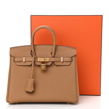 Hermes Togo Birkin 25 Biscuit 11 of 11