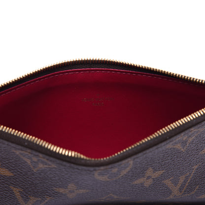 Louis Vuitton Monogram Pochette Felicie Chain Wallet Fuchsia 24 of 25
