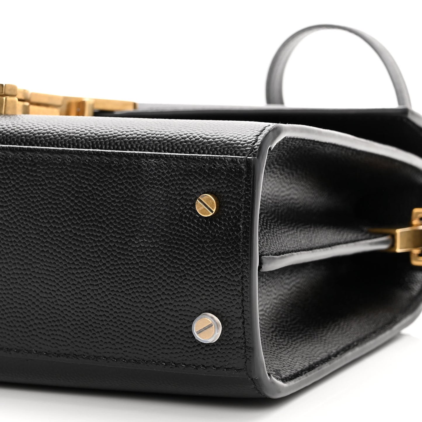Grain de Poudre Mini Classic Monogram Cassandra Top Handle Black