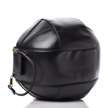 Gucci Piuma Lux Energy Large Tifosa Basketball Shaped Shoulder Bag Black 4 of 12