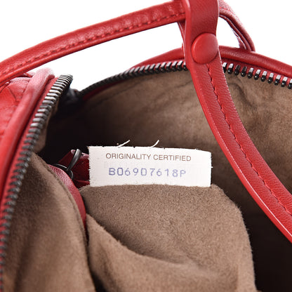 Bottega Veneta Nappa Intrecciato Nodini Crossbody Messenger Red 7 of 10