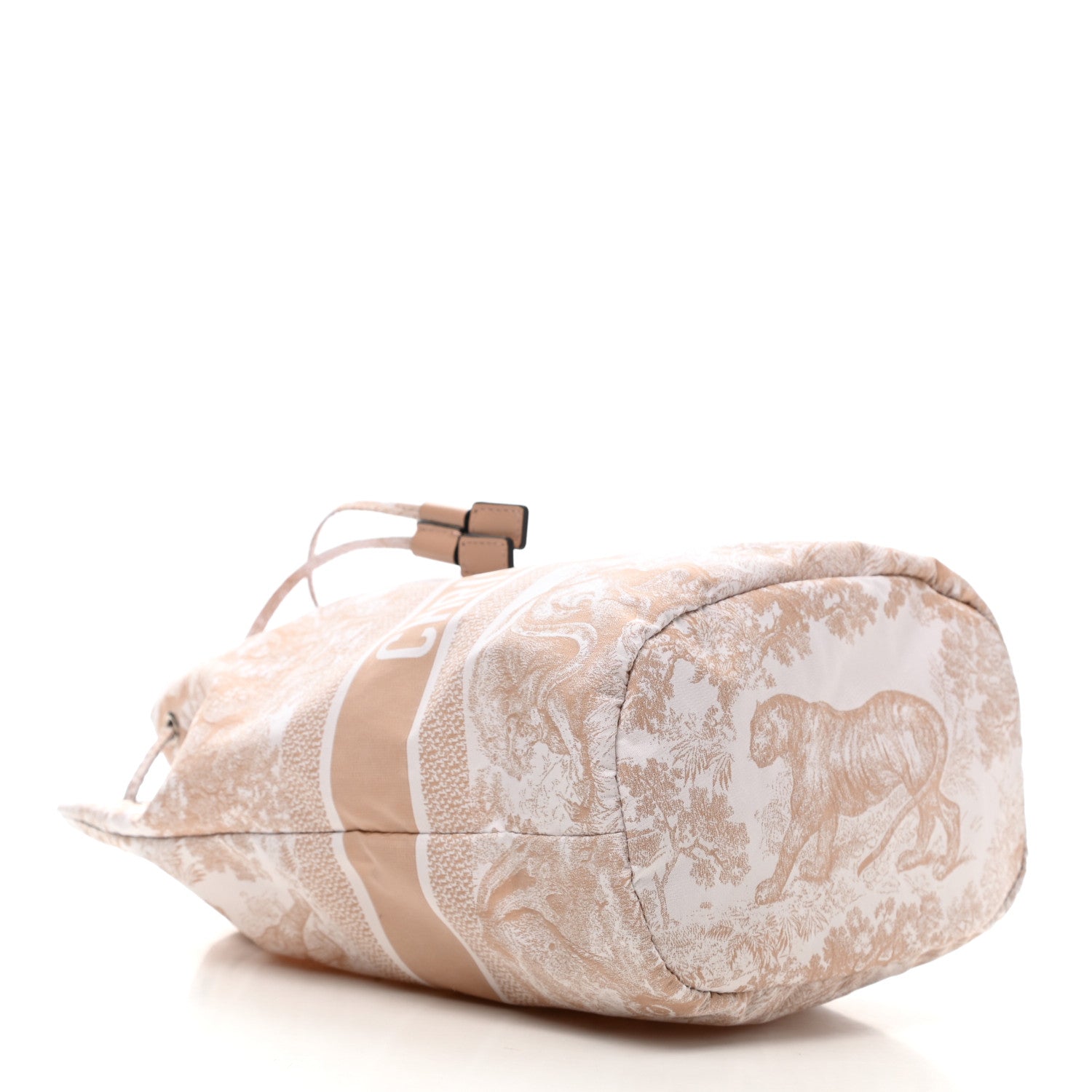 Christian Dior Technical Fabric Embroidered Toile De Jouy Sauvage DiorTravel Pouch Rose 4 of 9