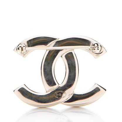 Chanel Crystal CC Pharrell Brooch Gold 3 of 5