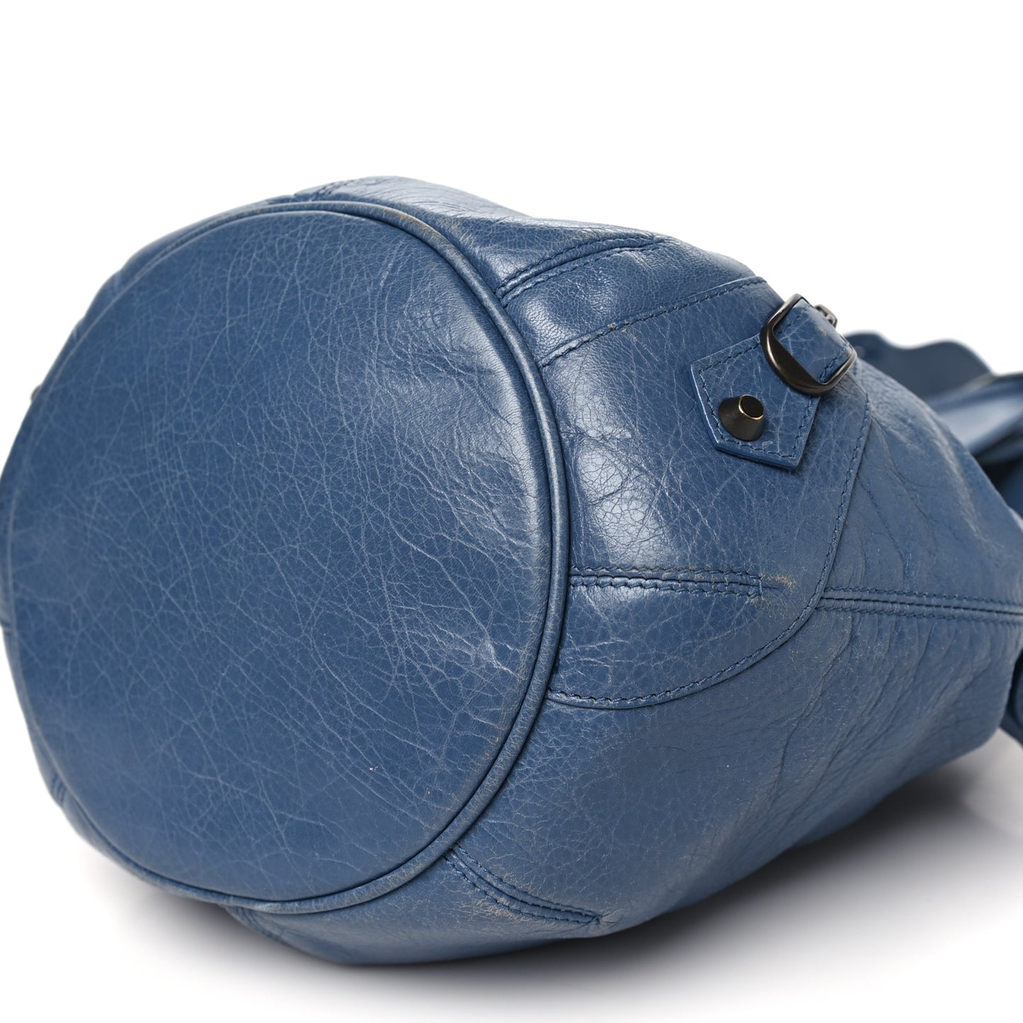 Agneau Classic Hardware Mini Pompon Bleu Persan