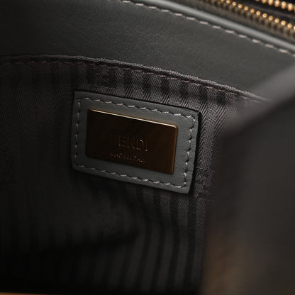 Fendi Vitello Elite Petite 2Jours Tote Grigio Grigio Chiaro 6 of 9