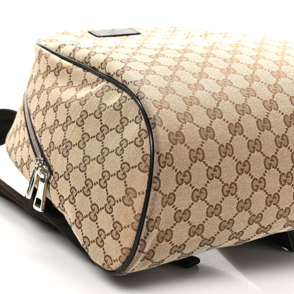 Gucci Monogram Travel Backpack Dark Brown 9 of 10