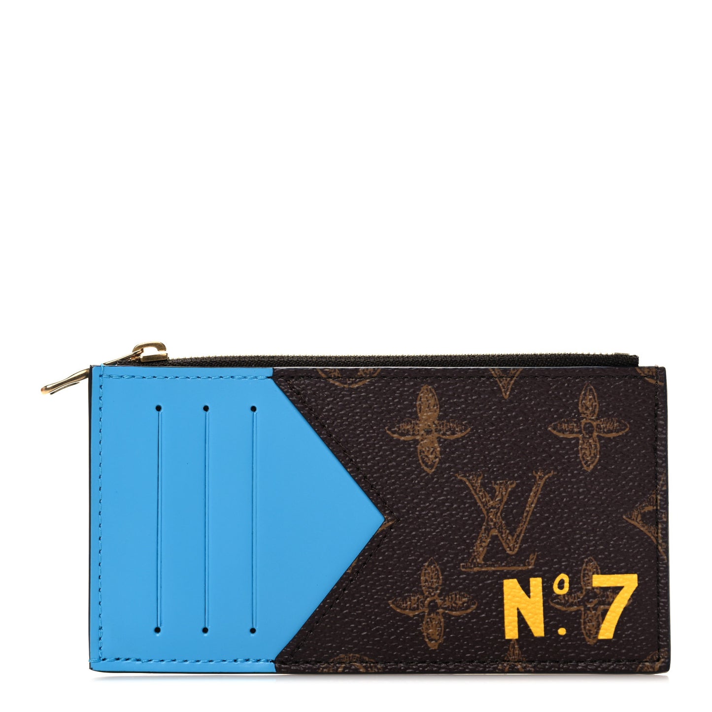Monogram Vintage Calfskin Trunk L'œil Coin Card Holder