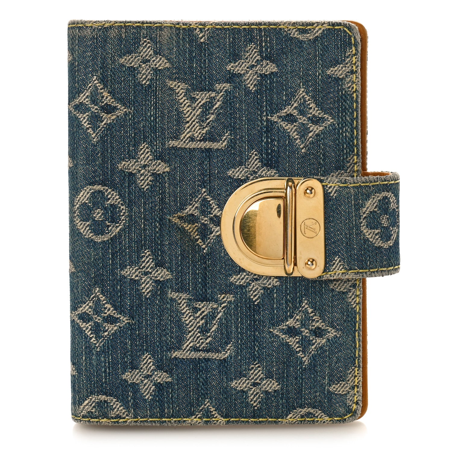 Louis Vuitton Monogram Denim Agenda PM Blue 1 of 10