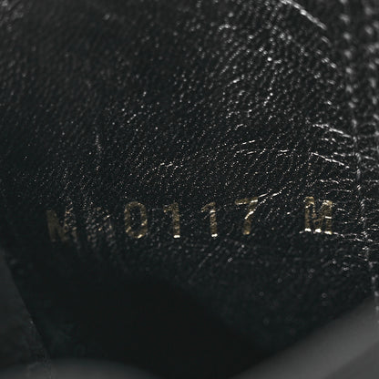 Louis Vuitton Suede Monogram Uniformes Cap Toe Chelsea 75mm Ankle Boots 37.5 Black 10 of 11
