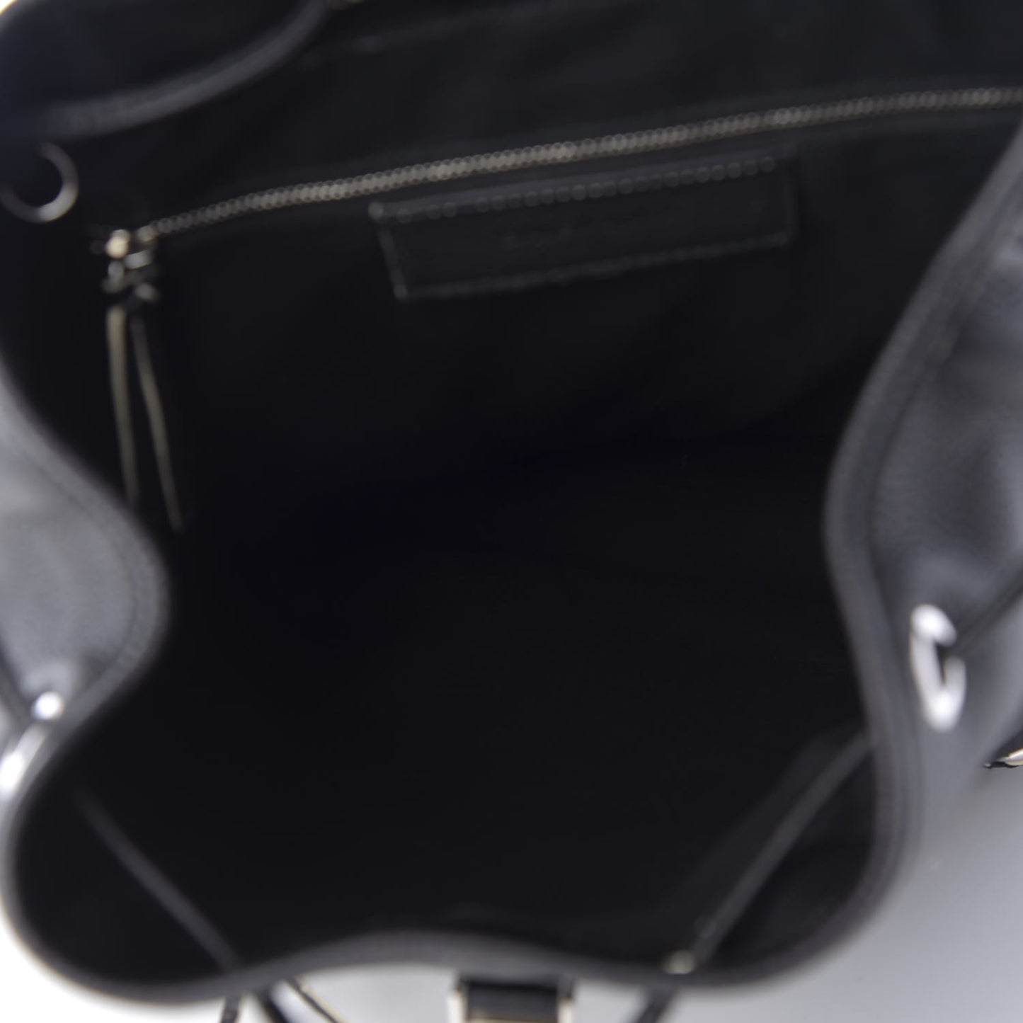 Veau Classic Silver Hardware S Traveler Backpack Black